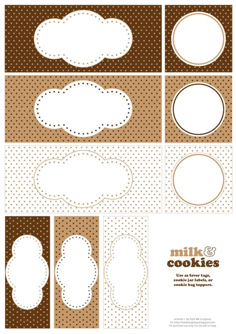 Cookie Labels Free Printable